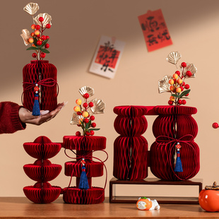 新年装饰摆件2026马年新款过年客厅桌面摆饰春节入户玄关氛围布置