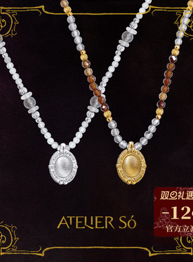 ATELIERSO弦线串珠项链