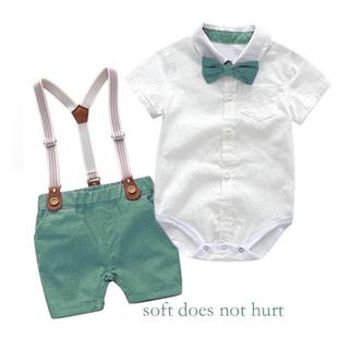 highquality Baby Boy Clothes Summer Gentleman Birthday Suits