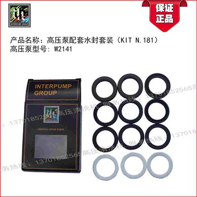 41升意大利原装进口INTER英特高压泵W2141配套水封套装KIT N.181