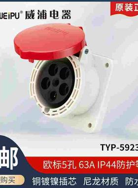 威浦63A3/4/5空航空工业插头座连接器5923TYP5918/5901/WEIPU