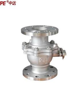 浓硝酸专用C4钢球阀手动直通式软密封C4不锈钢法兰阀门Q41F-16C4