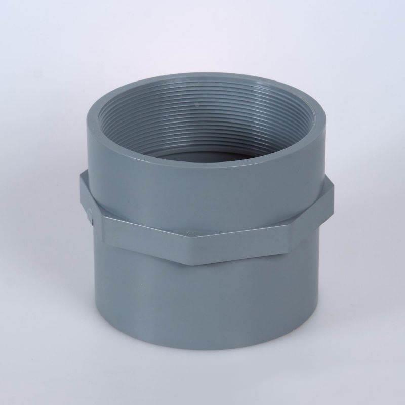 GB化工给水管件 UPVC内牙直通 PVC-U 内丝直接 2寸 DN50 63mm