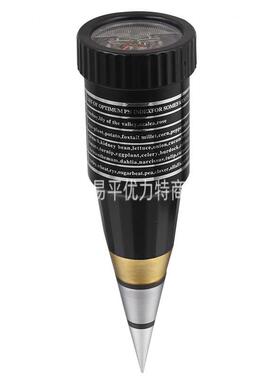 2合1尖头土壤测试仪 酸碱度湿度检测仪PH计测土仪 圆锥短款土壤仪