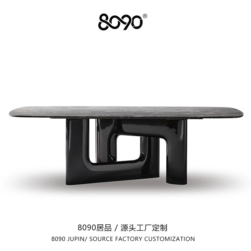 8090居品轻奢风小户型家用餐桌创