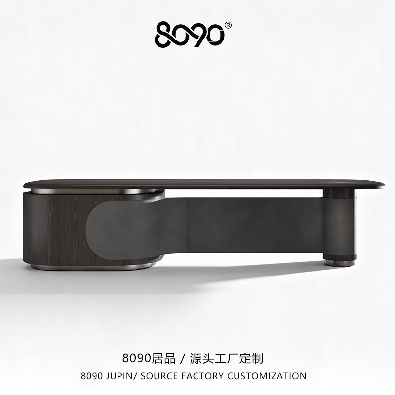 8090居品意式极简设计创意新款多功能桌办公桌书桌家用别墅样板房