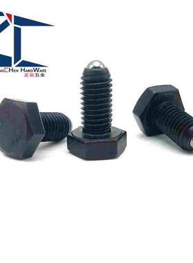 BPHL10/12/M16外六角螺栓型球头柱塞 六角定位螺丝 弹簧顶珠ZAK11
