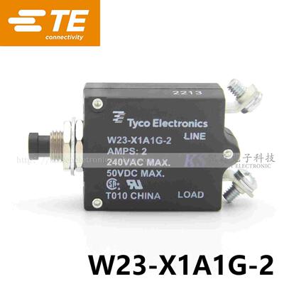 Tyco TE W23-X1A1G-2 2A 6-1393246-7 UL CSA 1-50Amps热控断路器