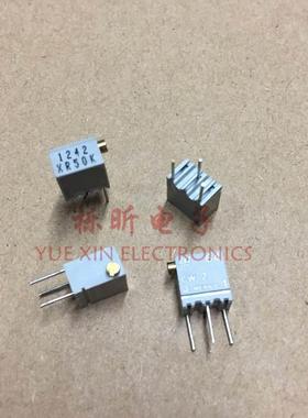 美国BI电位器 灰色 IP64XR50K 64 CW 侧调可调电阻 3266X 50K 503