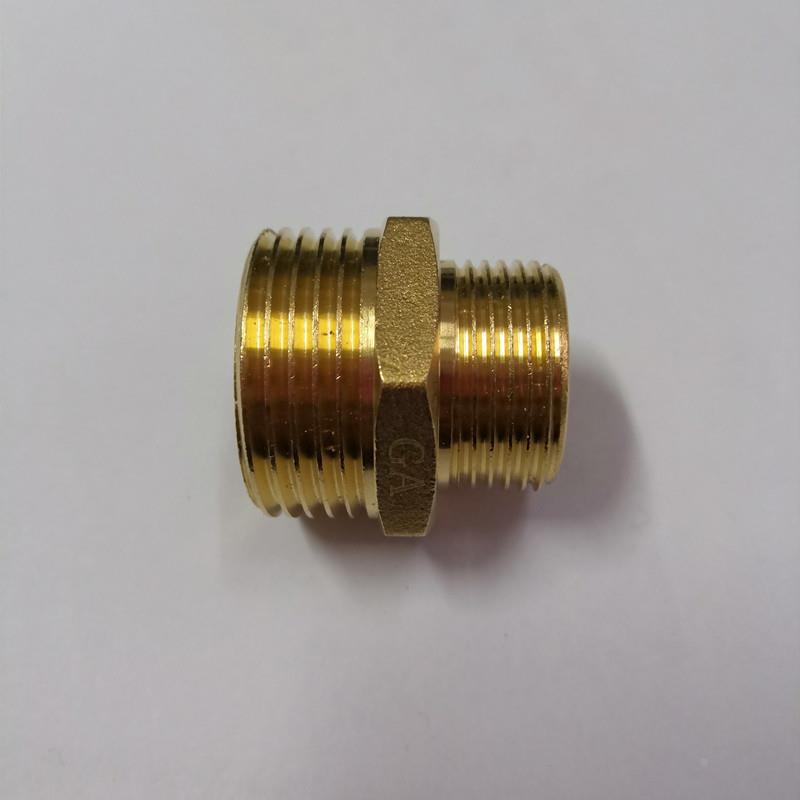 GA铜异径六角外丝变径过渡接头转接头外丝大小头1/8*1/4*3/8*1/2