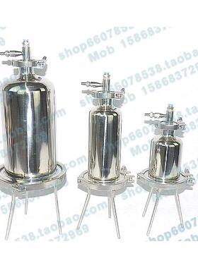 厂家直销3升Φ150mm滤膜过滤器3000ml不锈钢桶式正压过滤器3L