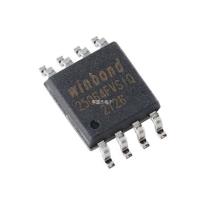 原装正品 贴片 W25Q64FVSSIQ SOIC-8 3V 64M-bit串行闪存芯片