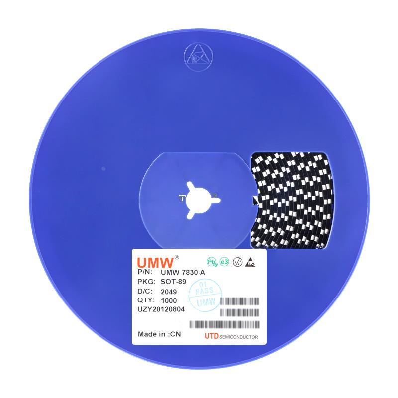 原装正品 UMW HT7830-A SOT-89 450mA 低压差线性稳压器LDO芯片