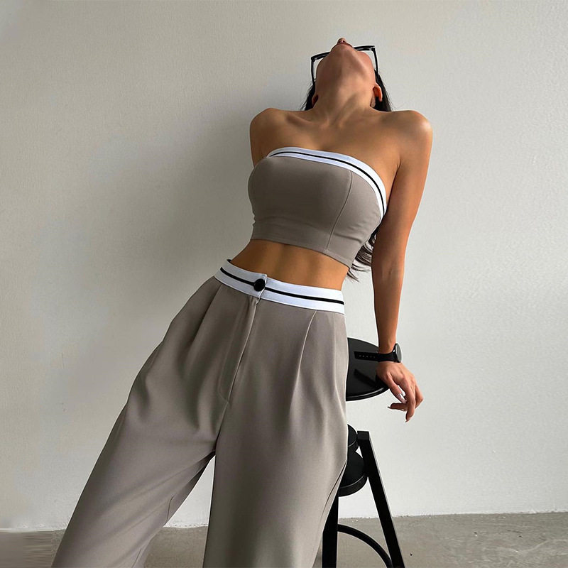 WomenSexyTwPiects背心