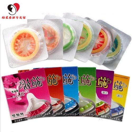 6pcs/lot G-spot Stimulation Condom For Men Adult Sensitive O