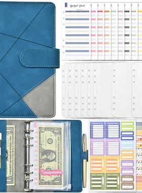 A6 novel money saving book cash budget wallet binder