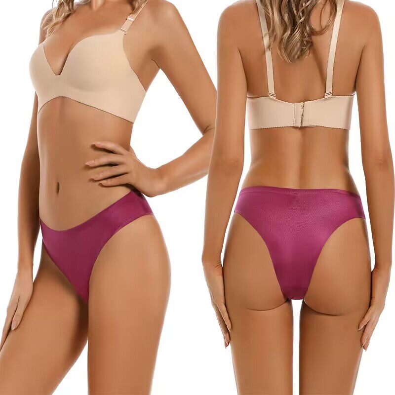BANNIROU Women Panties Underwear Fitness Sports Seamless Fem