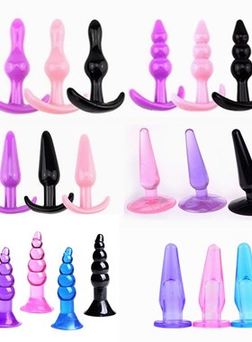 Anal Plugs Anus Training Set Butt Plug Bullet Dildo Man Pros