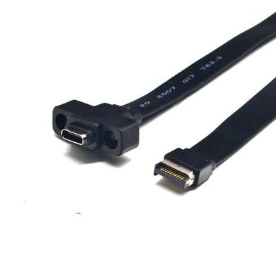 USB3.2挡板线19PIN/TYPE-