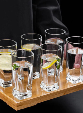 glass set: use 6 juice beer glasses, milk drinking cups,