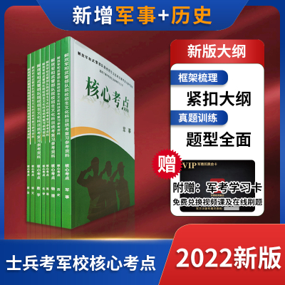 军考核心考点军考教材复习资料