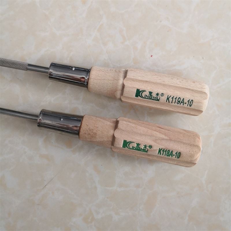 。京木木柄高档螺丝刀K119A带磨砂螺纹一字十字10寸12寸开刀K11i.