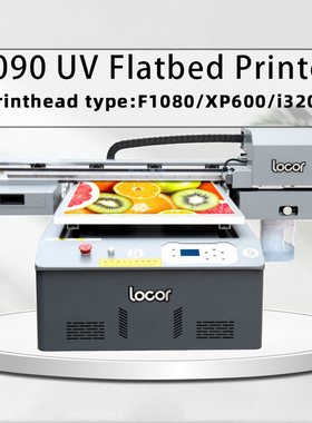 Locor A1 Size 6090 Large Format UV LED Flatbed Printing MachineryImpresoraUV 2513Size PlotterPrinter