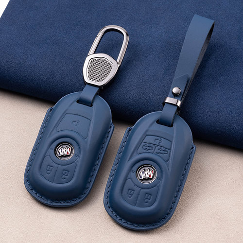 适用于别克Gl8轿车真皮钥匙套Es路尊昂科威/安哥拉Gx/Gl6牛皮保护