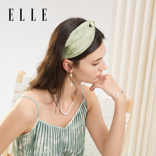 ELLE发带式发箍女加宽春夏季户外运动日常外戴发饰头饰洗脸高颅顶