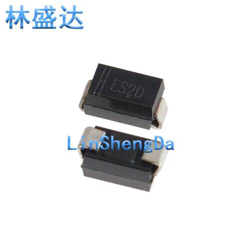 ES2D贴片超快恢复二极管 2A 200V SMA封装 直插对应HER203 ES2D