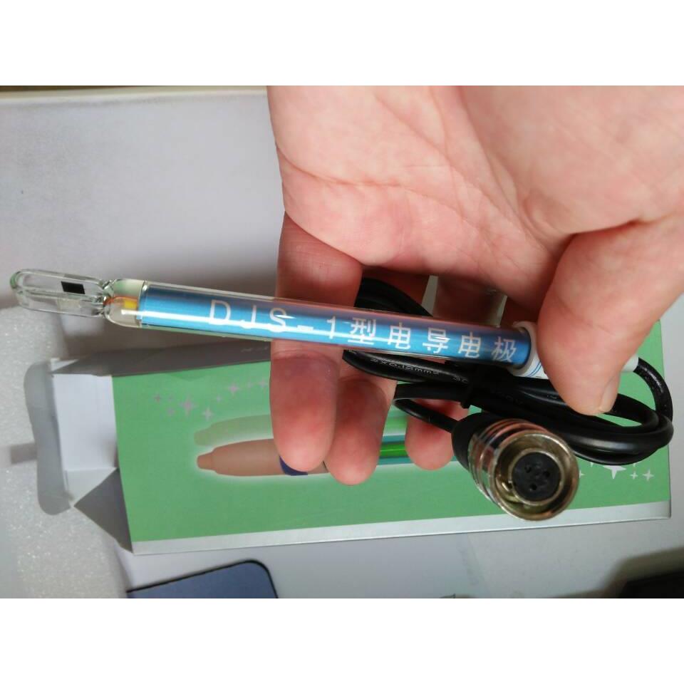 DJS-1B电导电极 三孔接头 铂黑电导电极 光亮电导电极 （母插头