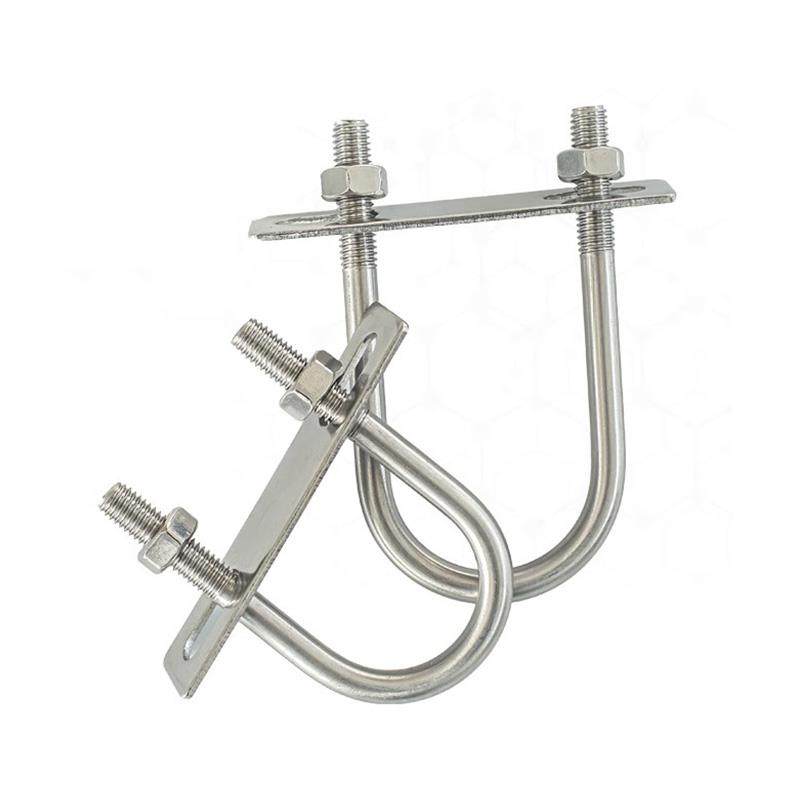 304不锈钢U型螺栓带挡板U型卡卡扣管夹 固定卡扣骑马止M6M8M10M12,工业油品/胶粘/化学/实验室用品,烧杯/烧瓶,淘宝优惠券,粉丝福利购,淘宝优惠卷