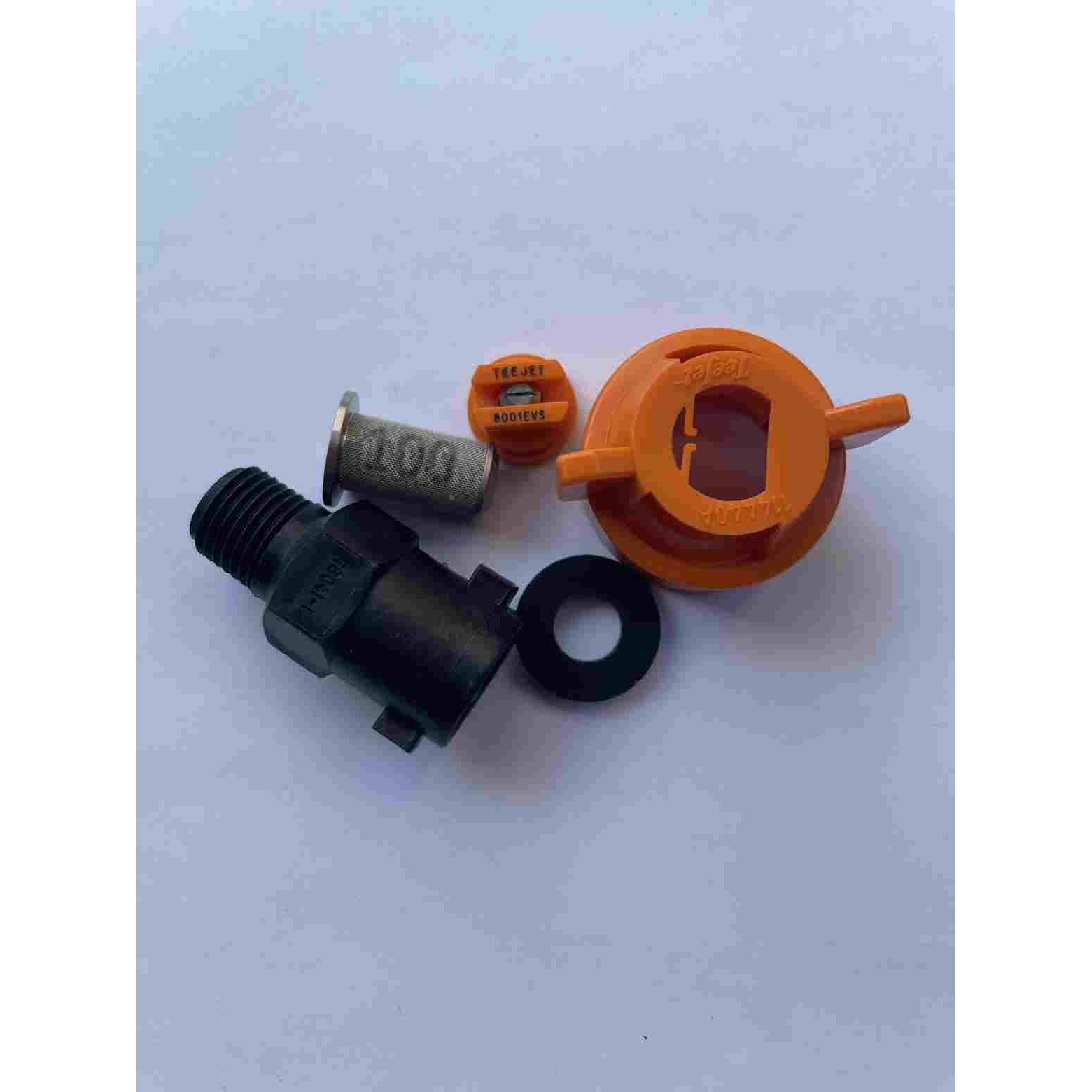 美国斯普瑞均匀扇形喷雾喷嘴不锈钢喷芯底座滤网TP8001EVS