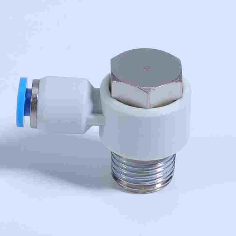 神威气动肘外六角气管接头PH4PH6PH8PH10PH12-M5 01 02 03 04白色
