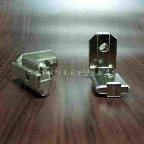 角槽锌合金内连接件 40欧标L型链接码 40型材专用隐藏式转接码