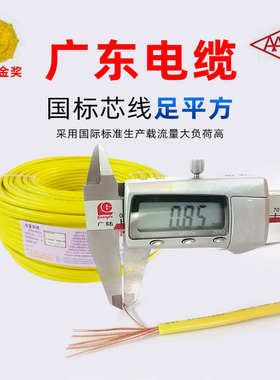 广东电缆厂阻燃ZC-BVB 1.5/2.5/4/6 平方国标单塑多股铜芯电线