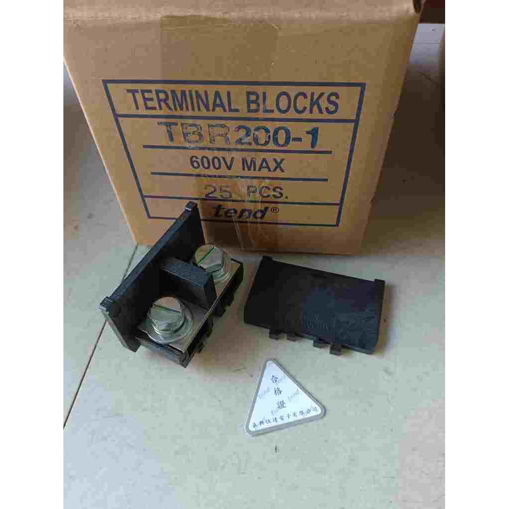 【假一赔十】实拍现货 全新原装天得接线端子TBR-200外卡导轨道式