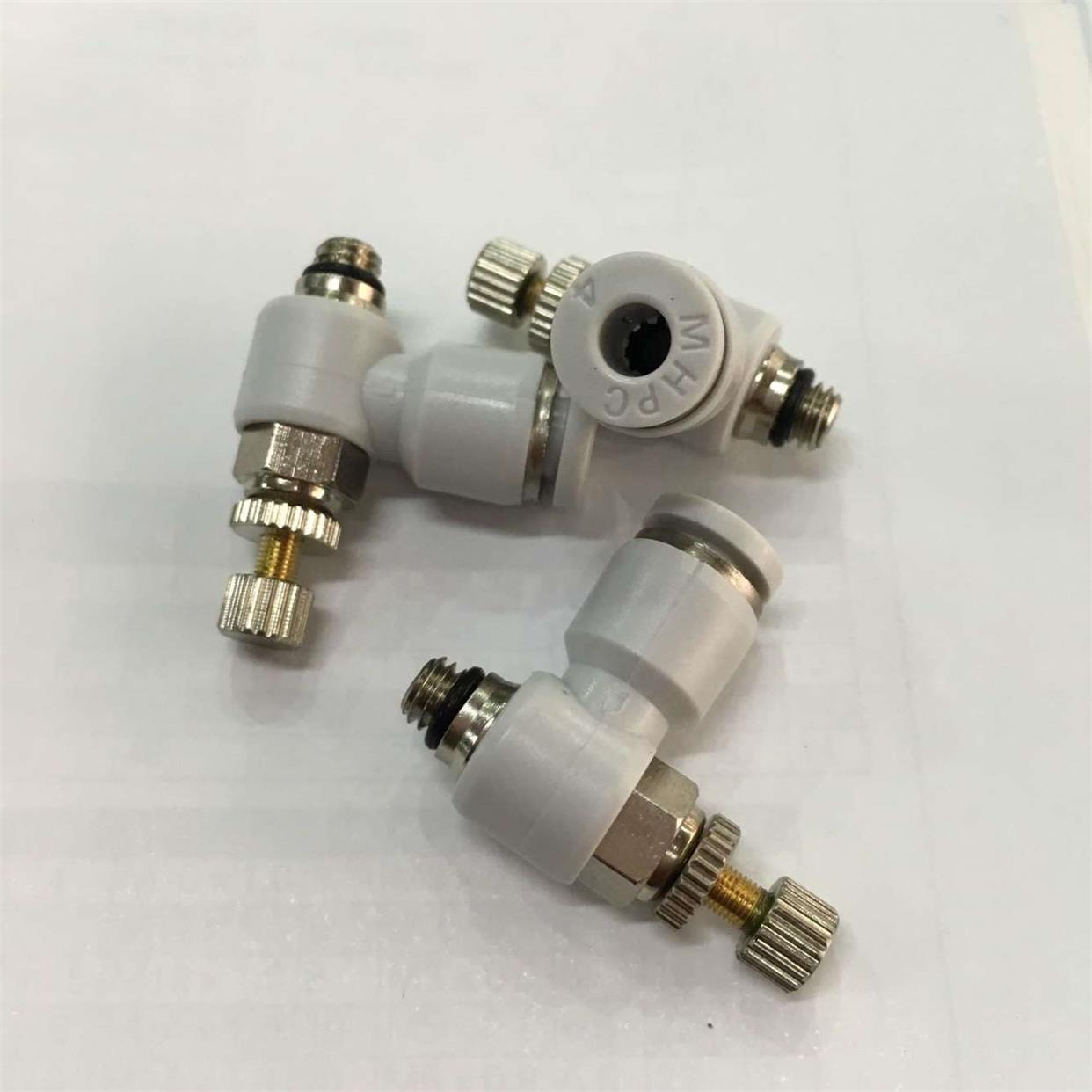 气动快速接头 白色 节流阀 调速接头 SL4-M5 SL6-M5 SL8-01