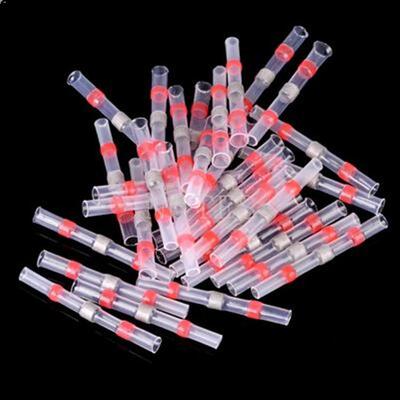 SST热缩防水焊锡环中接管 电线中间连接器 连接端子 SST-S21红色