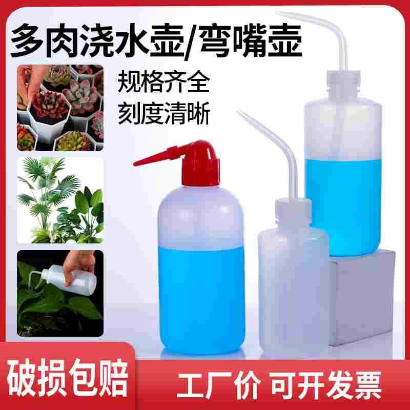 多肉浇水壶喷头浇花水壶长嘴弯头洒水壶专用浇水神器洗瓶滴壶冲洗