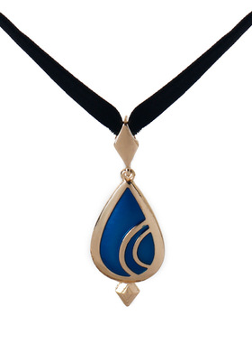 动漫游戏原神芙宁娜同款项链锁骨链水神芙卡洛斯o水滴吊坠颈链