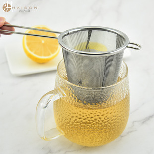 304不锈钢泡茶器茶隔滤网手柄不锈钢茶虑器茶叶过滤器茶配件