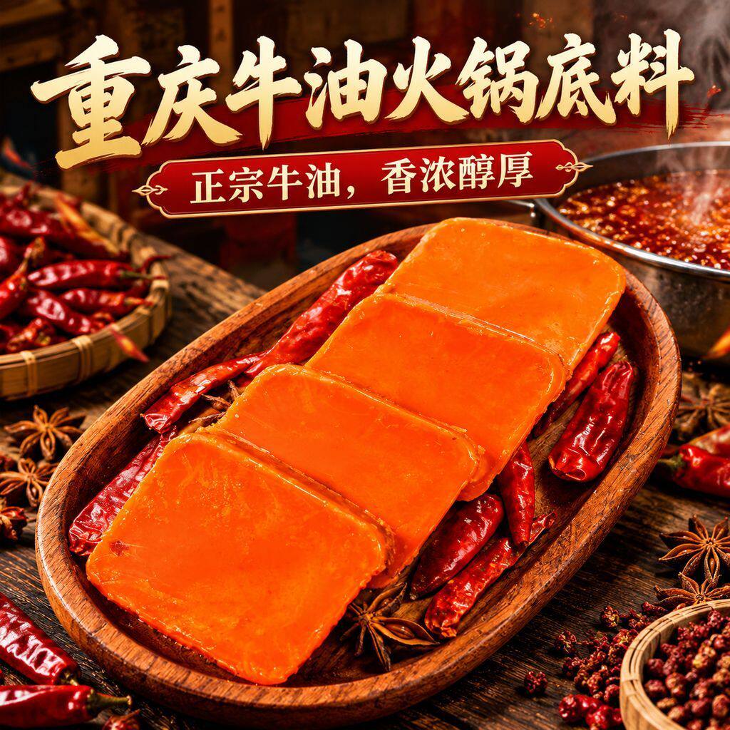 火锅底料牛油麻辣烫底料重庆重庆特产正宗麻辣家用商用冒菜串串香
