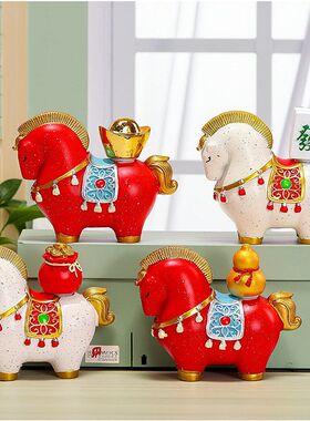 马到功成，桌面激励转运摆件