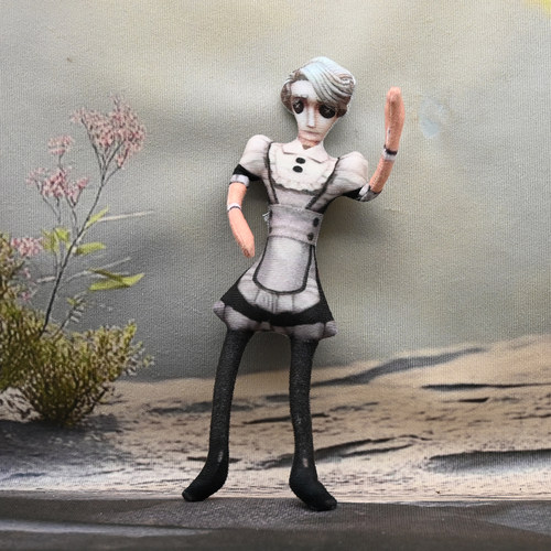 新款设计第五人格卢卡女仆装女装抽象玩偶铁丝骨架活动老鼠干公仔