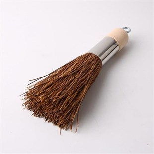 竹锅刷杯刷锅锅窗 天然竹根做的刷子刷扫 L厨房用具 清洗不易沾油