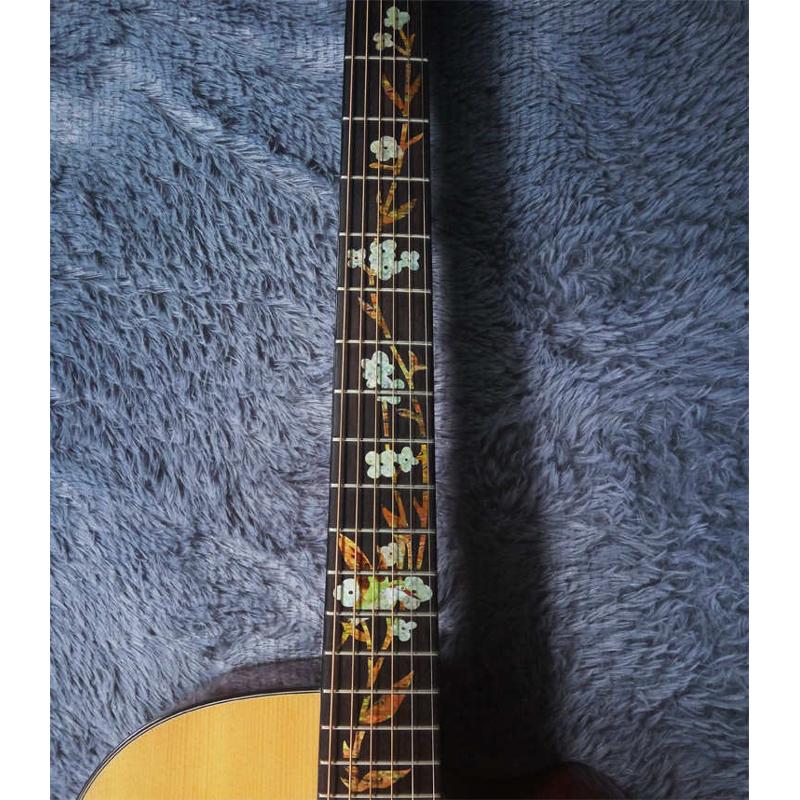 玄翔御新品吉他指板贴纸指板贴A花表演贴纸拨片吉他配件雕花贝壳