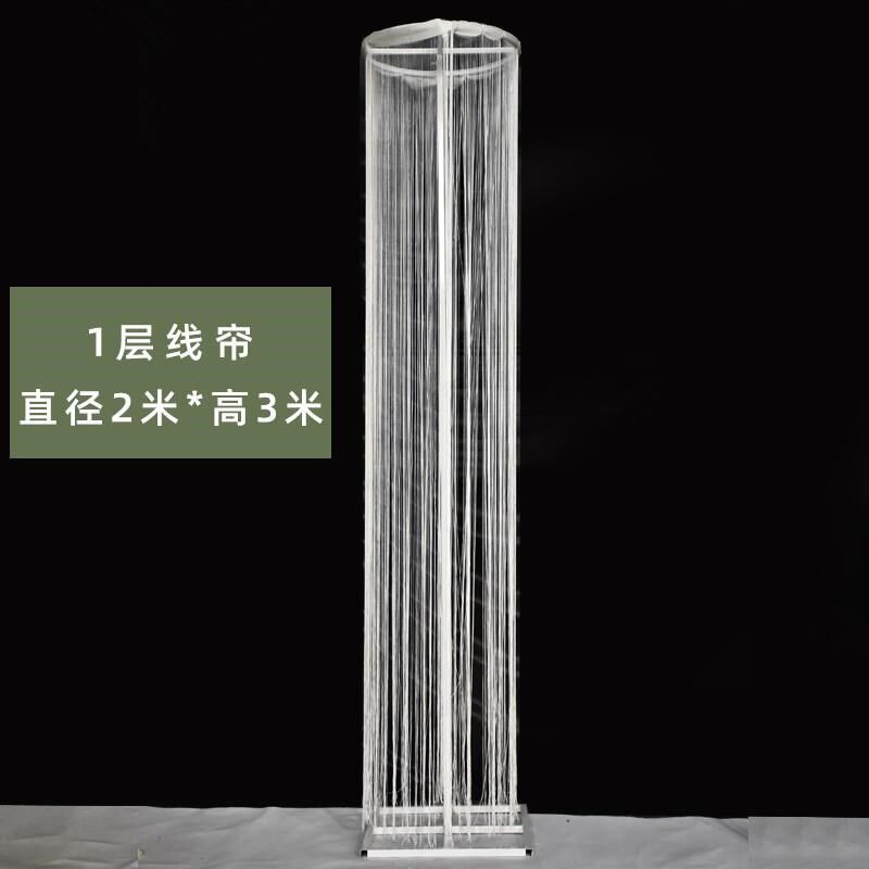 新款铁艺圆环线帘吊顶韩式婚礼花艺架子装饰O舞台摆件婚礼路引道