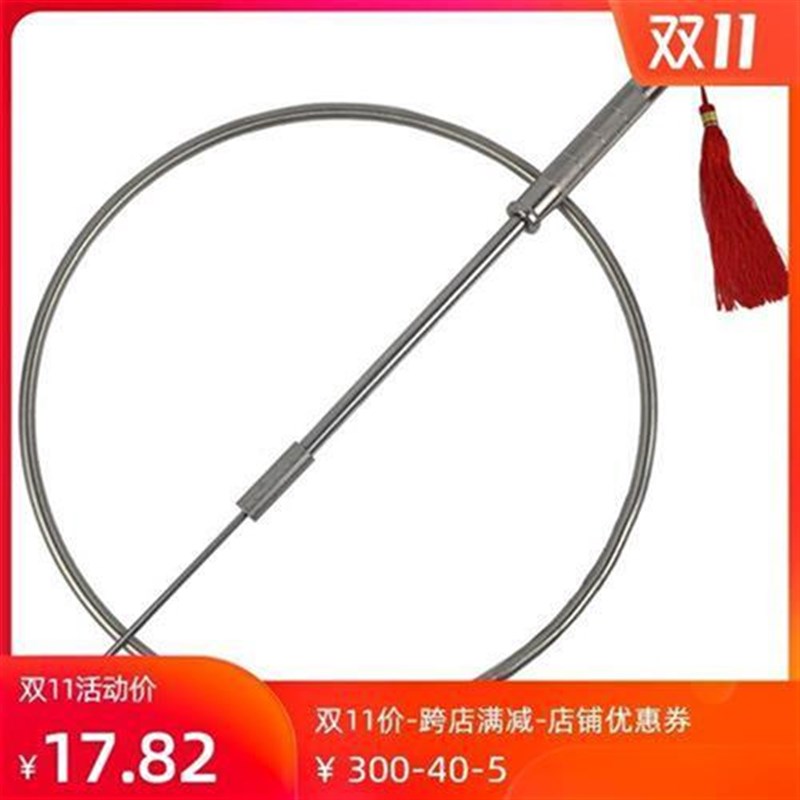 加粗不锈钢滚铁i环推铁圈怀旧玩具儿F童手推圆环滚铁圈推铁环小学