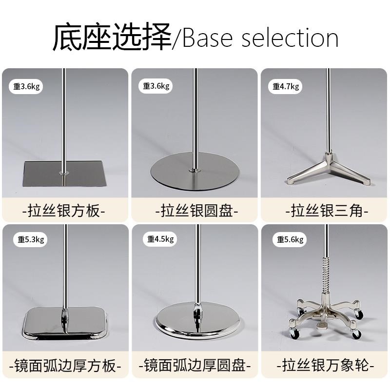 服装店道具韩版全身半身平肩扁身平胸小胸人体Q人台模特展示架女